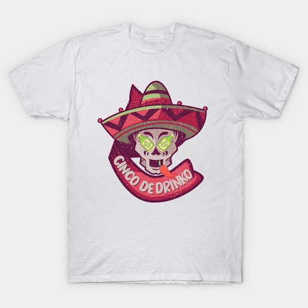 Cinco De Drinko Cinco De Mayo May 5th T-Shirt by alcoshirts